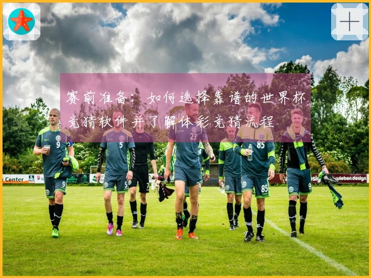 赛前准备：如何选择靠谱的世界杯竞猜软件并了解体彩竞猜流程