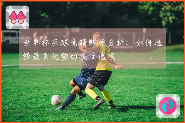 世界杯买球竞猜赔率分析：如何选择最具优势的投注选项