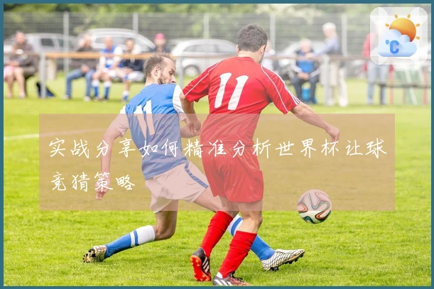 实战分享如何精准分析世界杯让球竞猜策略